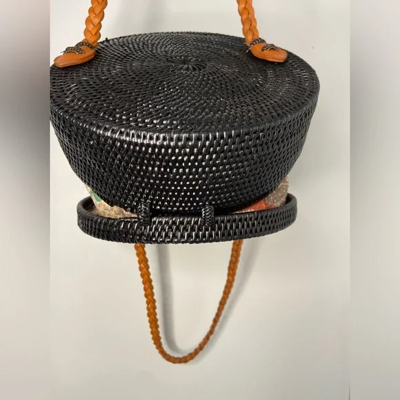 Rattan Purse with braided straps - Picture 5 of 7